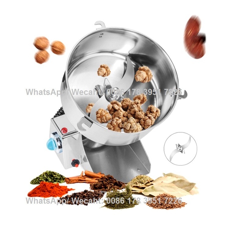 Small Commercial Food Grinder/ Electric Grain Pulverizer Grinding Machine/ Spice Grinding Machines