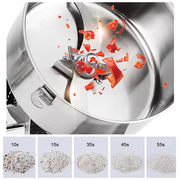 Small Commercial Food Grinder/ Electric Grain Pulverizer Grinding Machine/ Spice Grinding Machines