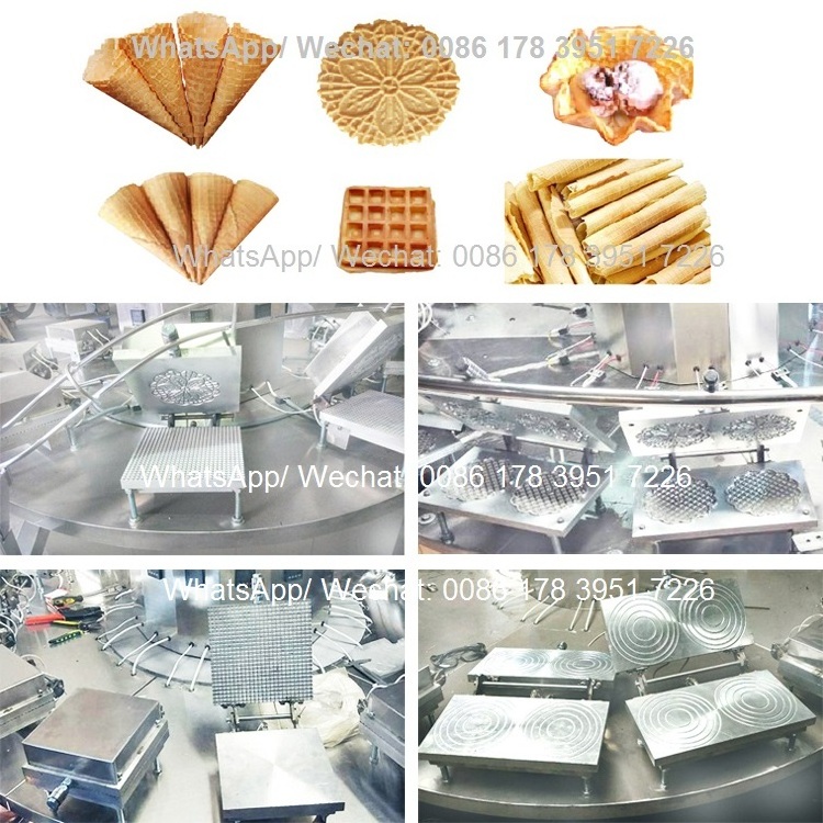 Commercial Small Stroopwafel Production Ice Cream Cone Machine/ Crispy Egg Rolls Crepe Rolled Sugar Cone Maker Machine Price