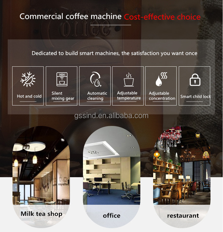 Mini Small Coffee Robot Vending Machine / Electronics Commercial Automatic Espresso Coffee Vending Machines