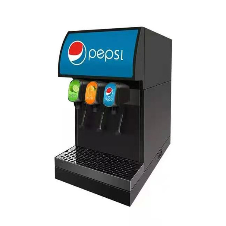 Commercial 4 Flavors Carbonated Beverage Fountain Soda Drinks Cola Machine/ Cool Soft Sparkling Drink Dispenser