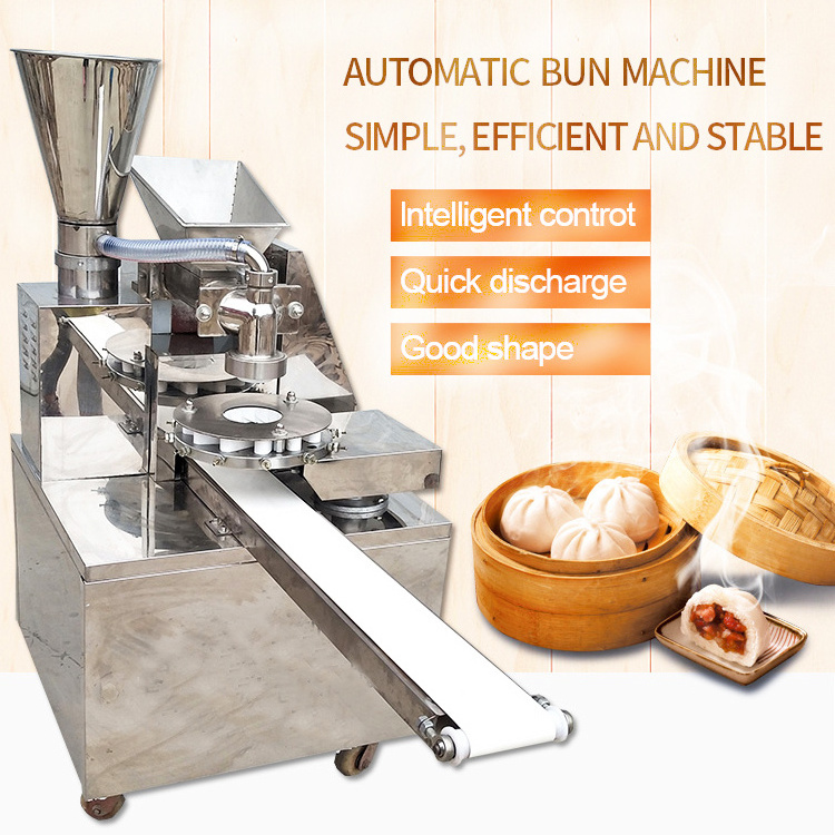 Commercial Electric Automatic Dimsum Xiao Long Bao Baozi Siopao Making Machine / Steamed Stuffed Bun Momo Maker Machinery