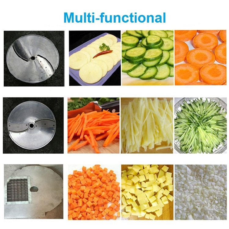 Commercial Kitchen Vegetable Cutter Chopper / Electric Vegetable Chopper Machine