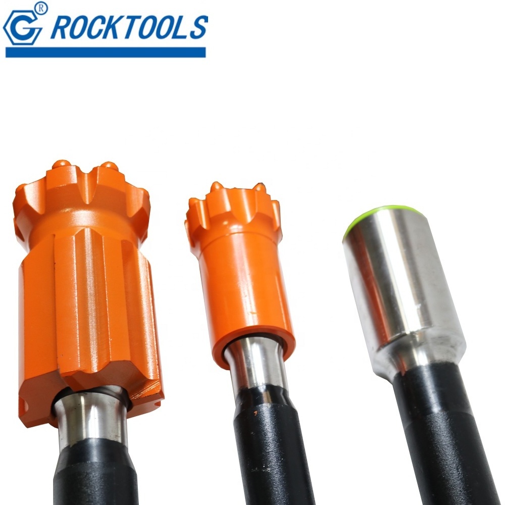 Quarrying Tunneling Blasting Mining Machine Parts Thread MF Drill Rod