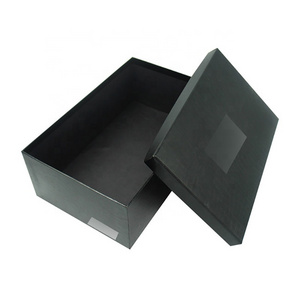 Luxury black shoes boxes Large empty gift box Shoes and clothing gift packing box