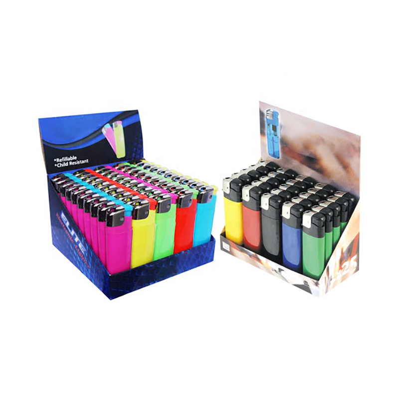 Recyclable Custom Lighter Packaging Counter Retail Hard Paper Display Boxes For Lighter