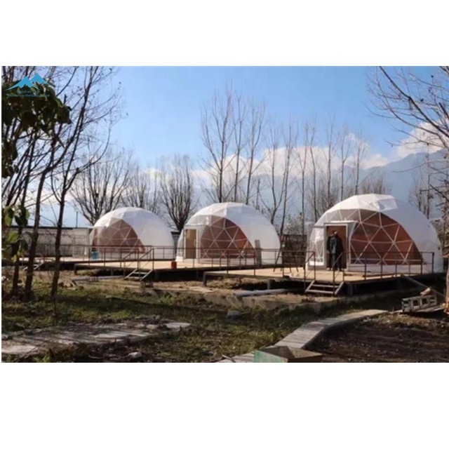 Outdoor transparent hotel plastic dome garden igloo tent