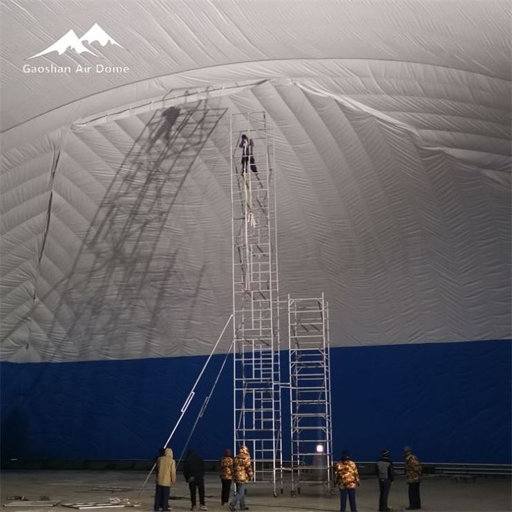 huge outdoor Inflatable soccer air dome for sport event storage shelter