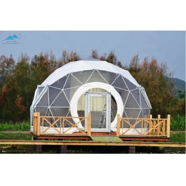 Outdoor transparent hotel plastic dome garden igloo tent