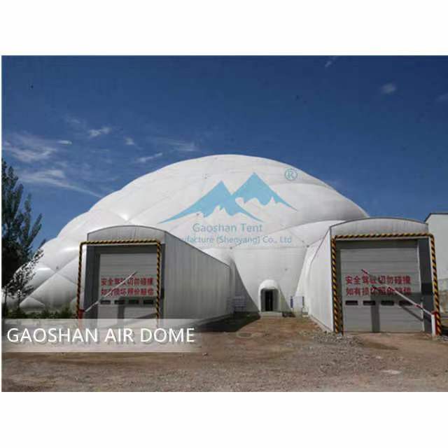 Inflatable air supported Artificial ski area indoor stadium air dome sports gymnasium