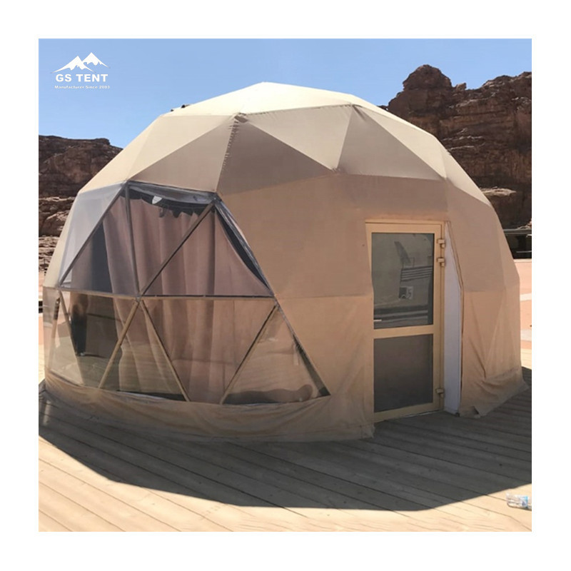 Luxury Hotel Dome Geo Camping Resort Waterproof Igloo PVC Glamping Geodesic Dome House Tent