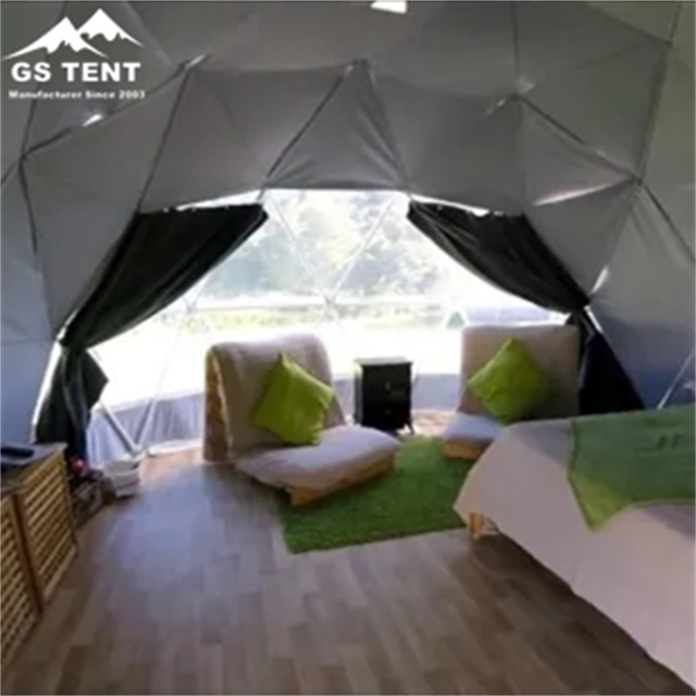 Luxury Hotel Dome Geo Camping Resort Waterproof Igloo PVC Glamping Geodesic Dome House Tent