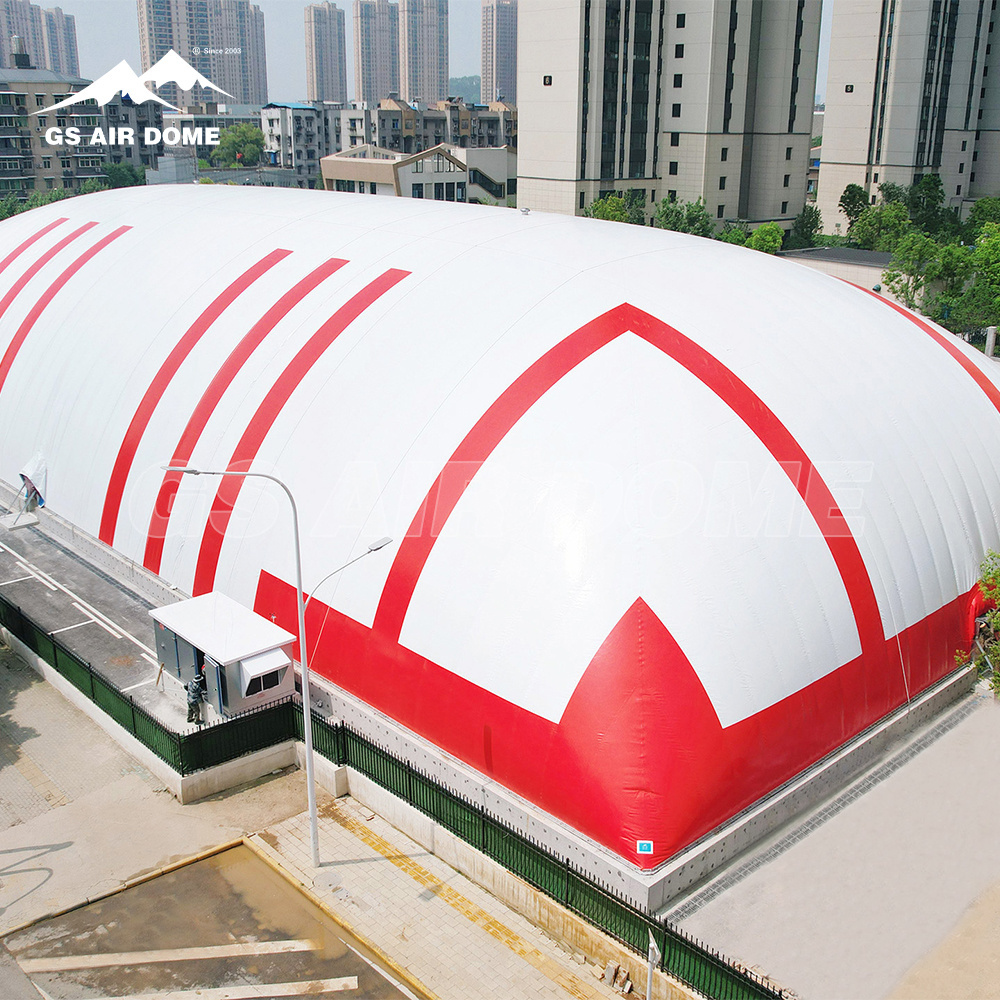 Air dome basketball hall  inflatable dome building Gaoshan air dome manufacturer air-supported shed