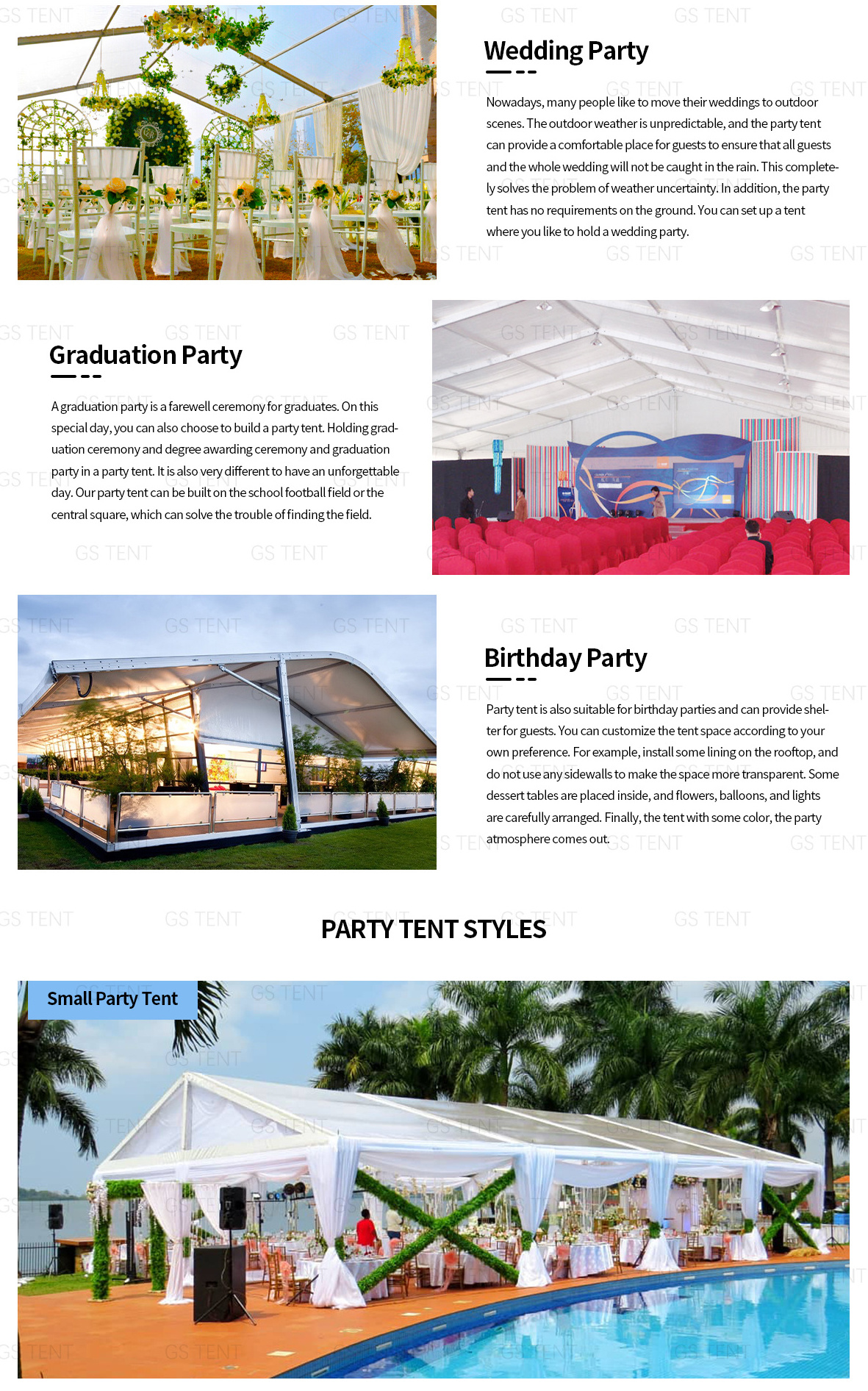 Outdoor water proof clearspan wedding festival event party zelt 20x40 15x20 marquee tents for events wedding party pole and peg