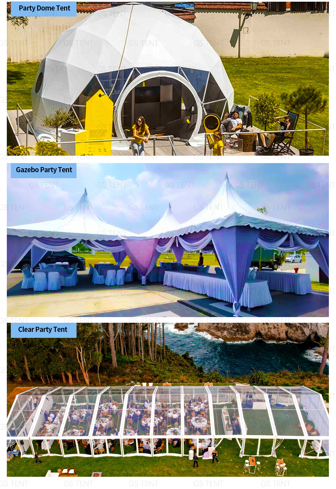 Outdoor water proof clearspan wedding festival event party zelt 20x40 15x20 marquee tents for events wedding party pole and peg