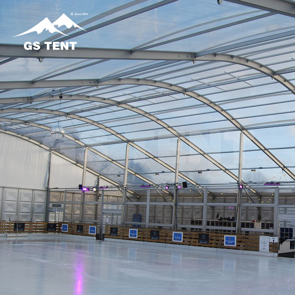 Outdoor Commercial Synthetic Ice Skating Rink Sports Tent for Sale