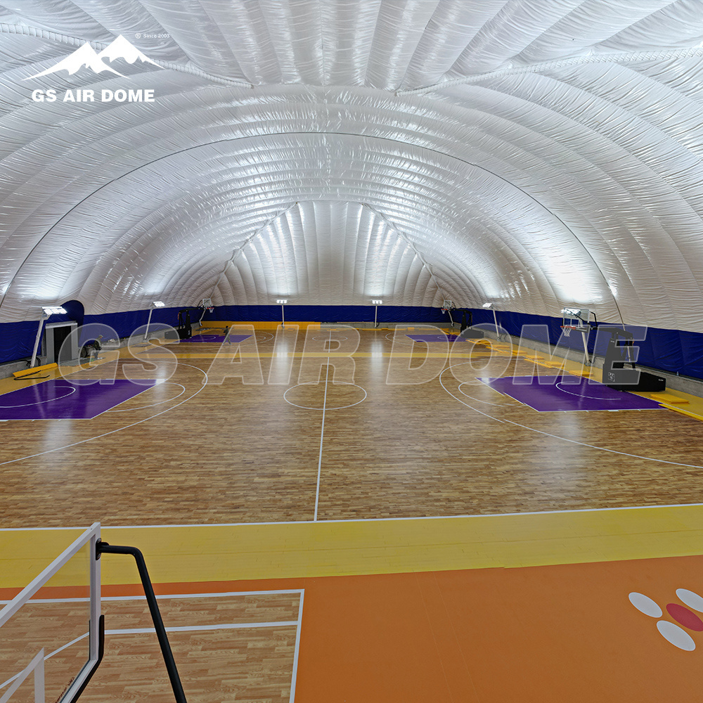 Air dome basketball hall  inflatable dome building Gaoshan air dome manufacturer air-supported shed