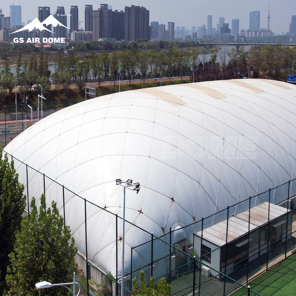 Inflatable air dome stadium for sports activities