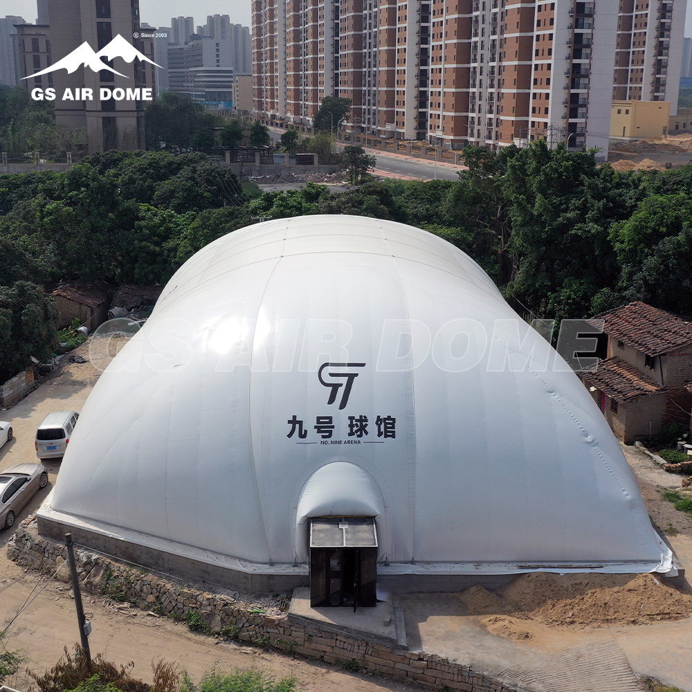 Inflatable air dome stadium for sports activities