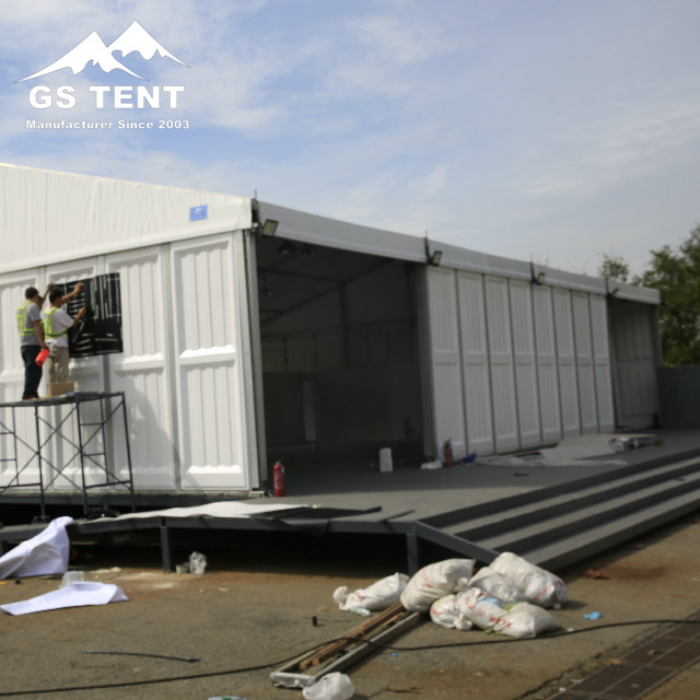 2000 Capacity Large Arcum Tent with Glass ABS Wall for Church Event Center