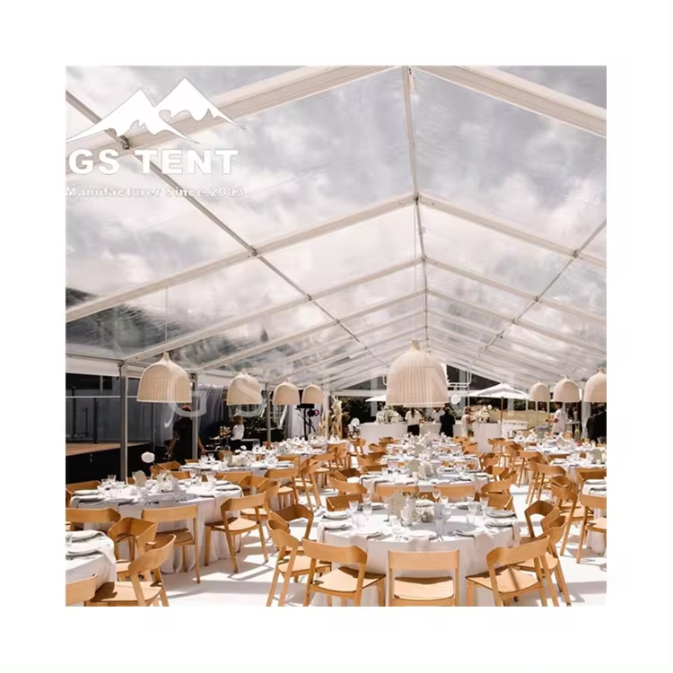 10x30 20x30m 20x50m Clear Party Tent Luxury Wedding Marquee for 200 500 800 People Event Tent