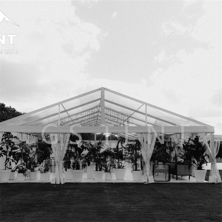 Gstent custom 20x30 big party tent 8x15 15x25 20x20 40x40 heavy duty canopy tent 20x40 custom temporary large frame marquee tent