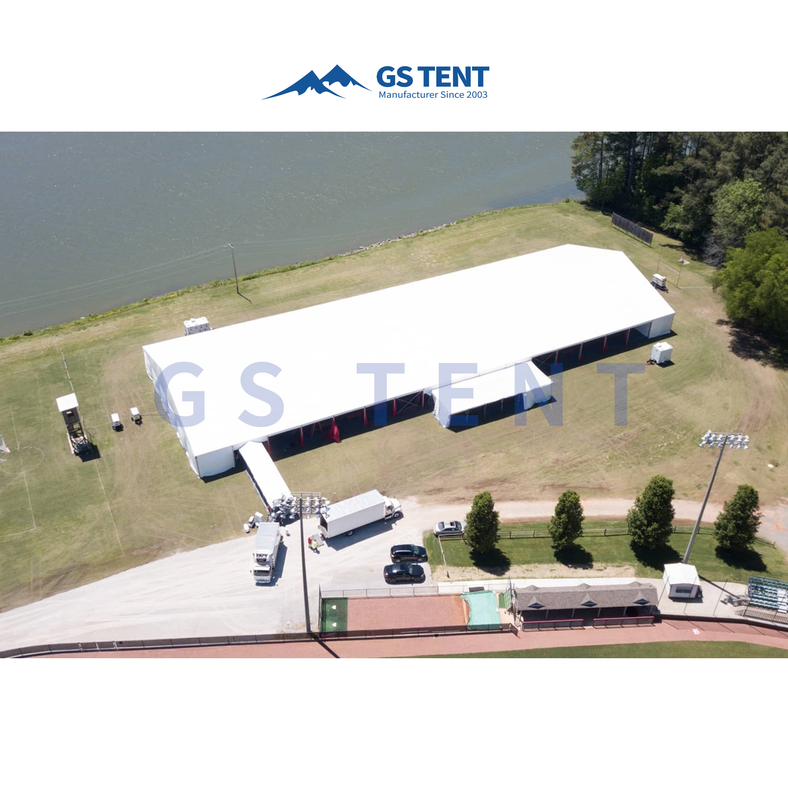 Liaoning New GSTENTS 2000 Seaters Church Tent For Event Party Wedding Marquee