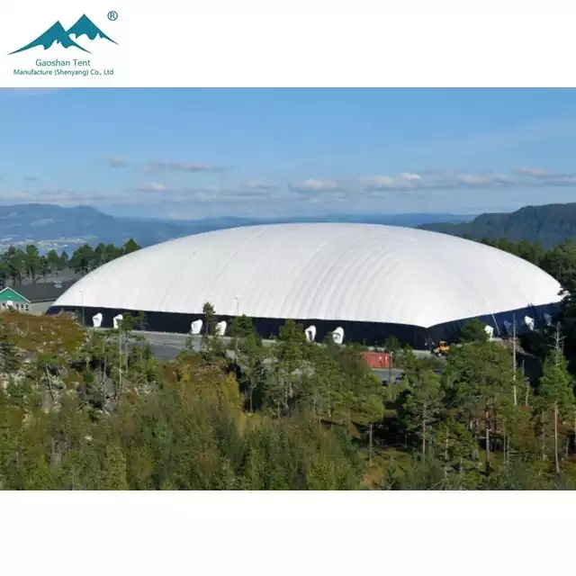 Weather resistance sports hall air supported dome for football