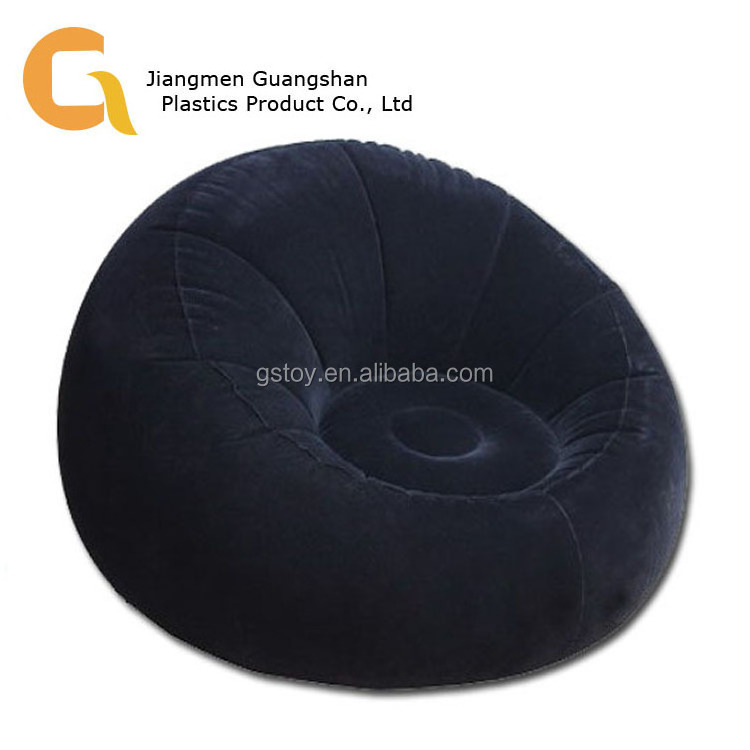 PVC inflatable funny bean bag chairs lazy sofa