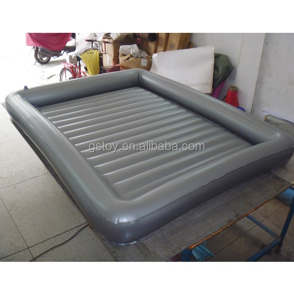 high quality king size PVC inflatable water massage mattress bed for sale