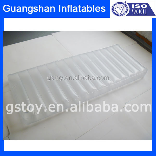 transparent PVC inflatable water bed mattress bedroom furniture