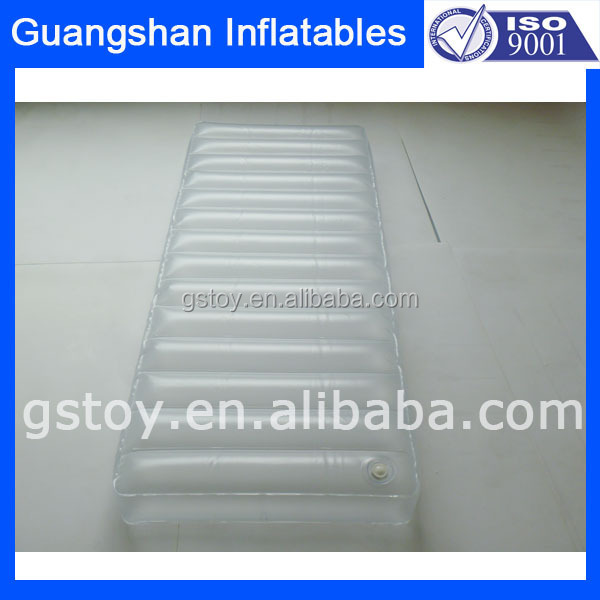 transparent PVC inflatable water bed mattress bedroom furniture