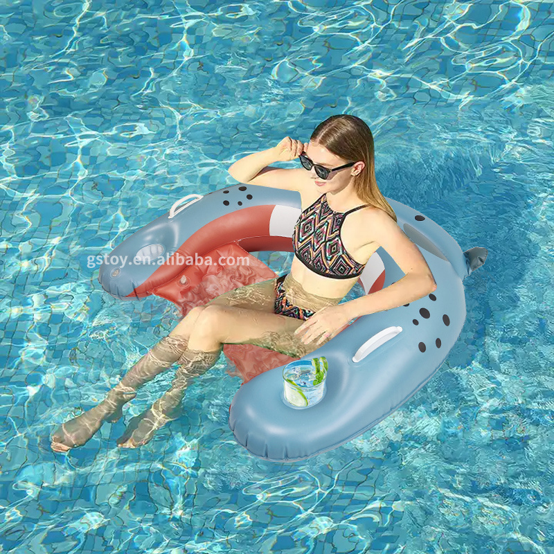 swimming floating lounge inflatable outdoor pool lounge chairs