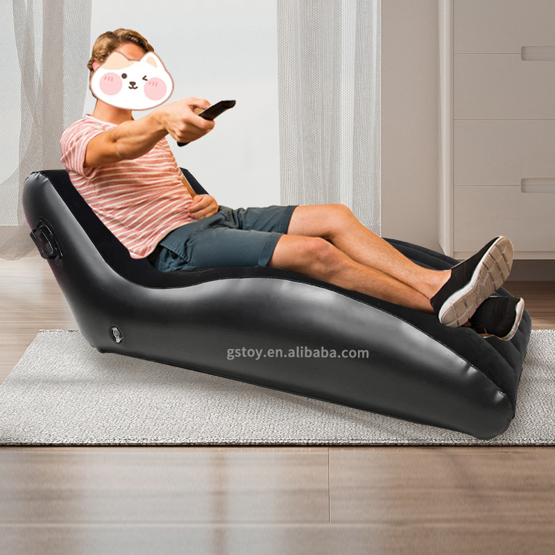 adults love game inflatable sexy sofa lounger chair