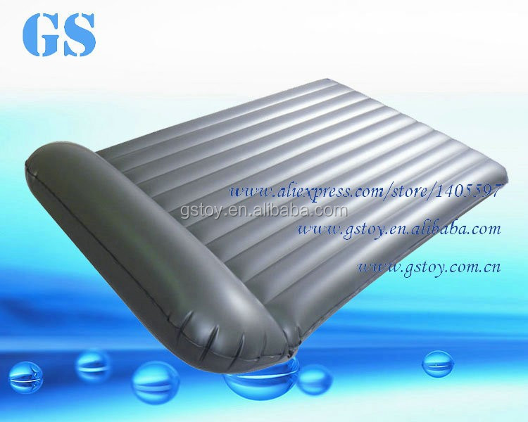 waterproof foldable PVC camping air bed double size inflatable water sleep mat inflatable sex water mattress