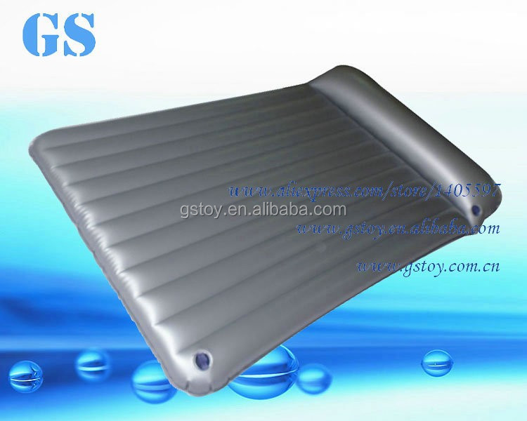 waterproof foldable PVC camping air bed double size inflatable water sleep mat inflatable sex water mattress