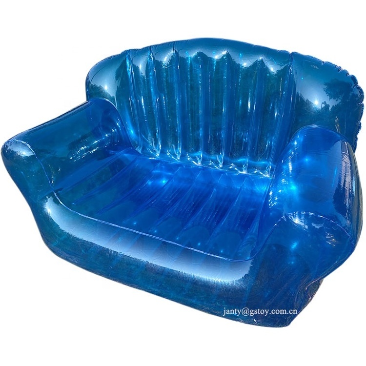 Inflatable Lounger Air Sofa Portable Inflatable Couch Chair for Camping, Bedroom, Backyard