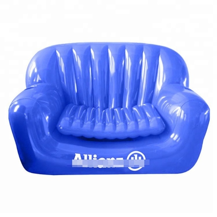 Inflatable  ice bucket couch with a cooler below the seat