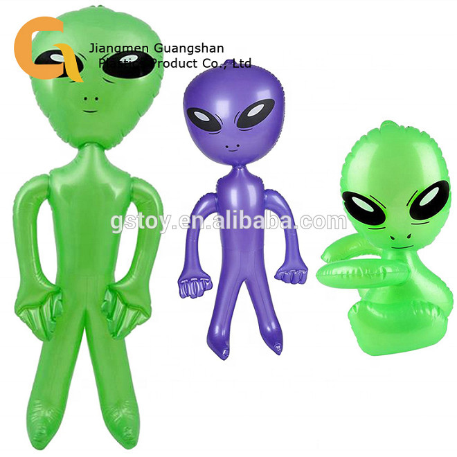 Wholesale plastic PVC hanging inflatable alien toys