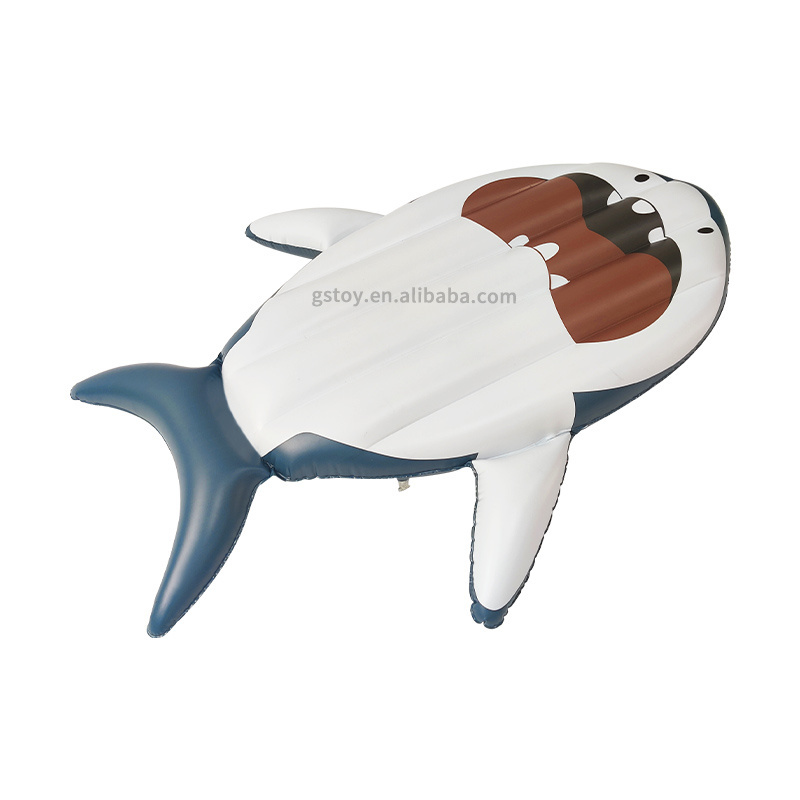 shark animal inflatable pool float mattress raft