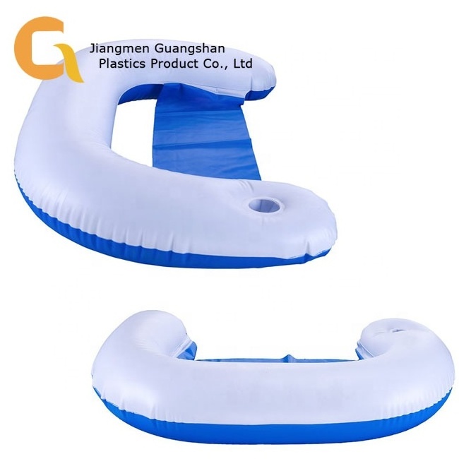 Outdoor Swimming Pool Float Raft Inflatable Floating Lounge for Adults