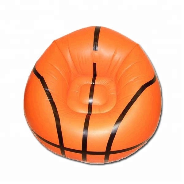 portable custom soccer inflatable lazy bean bag chair