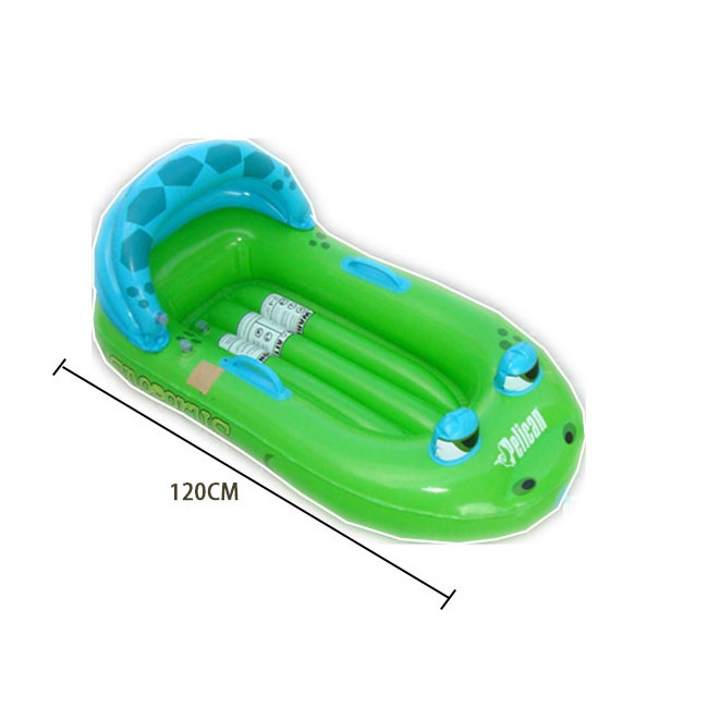 Swimming pool inflated float toys PVC air children water boats kids green frog inflatable pool float