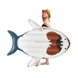 shark animal inflatable pool float mattress raft