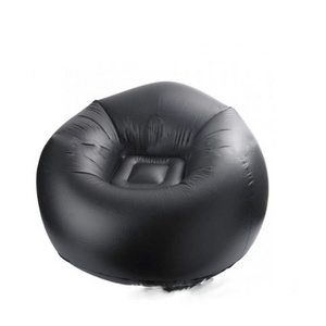 PVC inflatable Black Bean Bag Sofa Chair for lazy boy