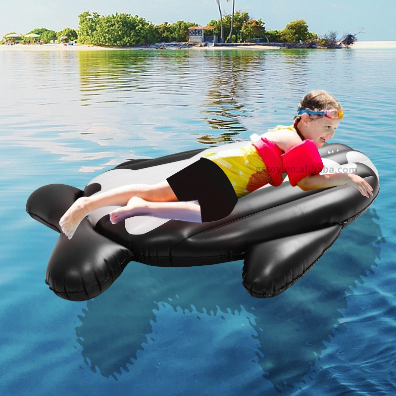 Killer Whale Water Floating Mat Swimming Inflatable Adults Pool Floats