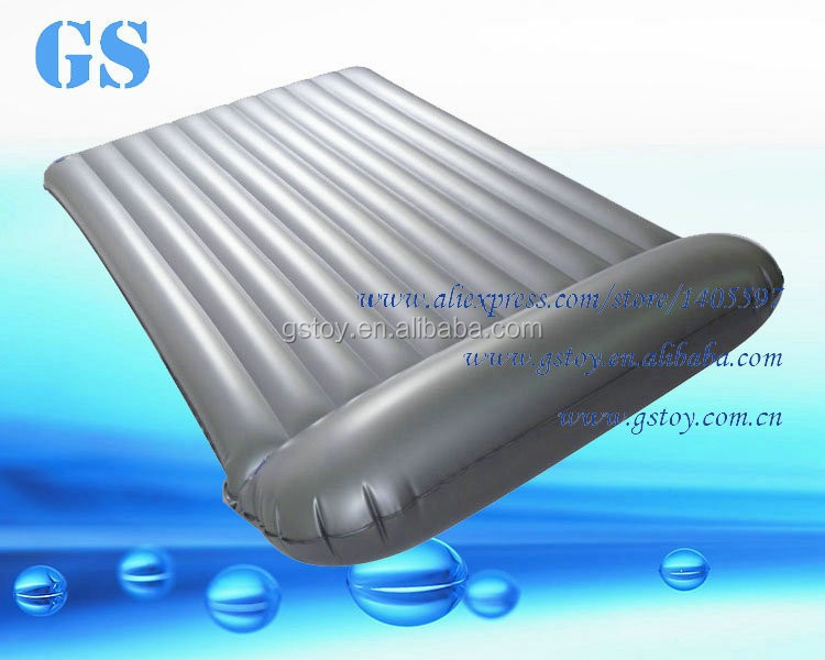 waterproof foldable PVC camping air bed double size inflatable water sleep mat inflatable sex water mattress