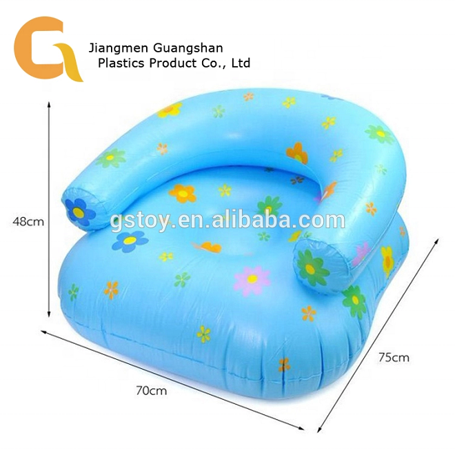 Wholesale air armchair inflatable single couch for kids