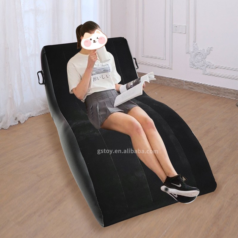 adults love game inflatable sexy sofa lounger chair