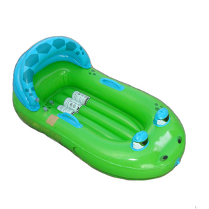 Swimming pool inflated float toys PVC air children water boats kids green frog inflatable pool float